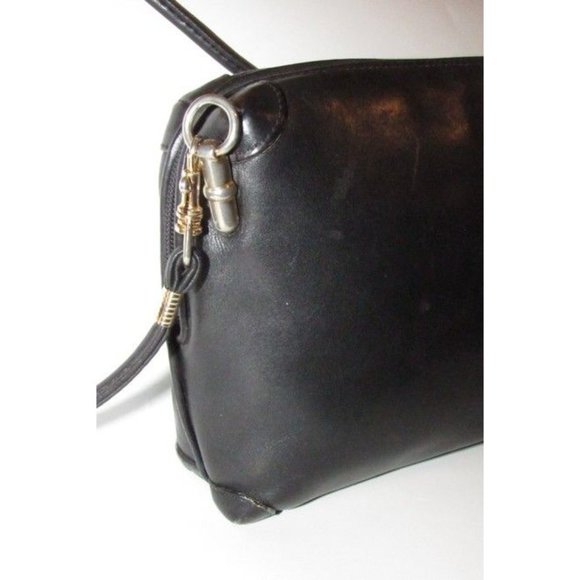 Gucci Early Bamboo Web Supreme 2-Way Buttery Soft Black Leather With Gold Accent - Picture 9 of 12